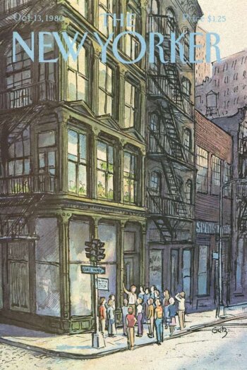 Купить постер The New Yorker 13.10.1980