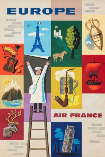 Купить постер Europe Air France