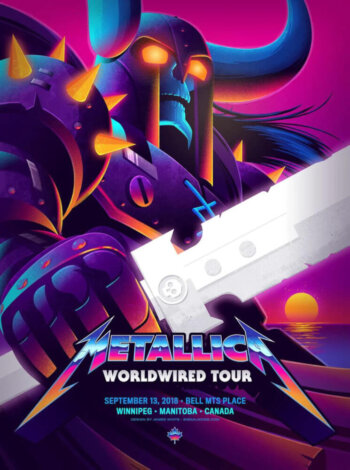 Купить постер Metallica: Worldwired Tour