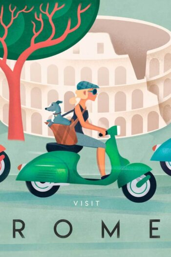 Купить постер Visit Rome