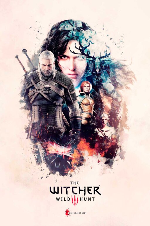Постер по игре The Witcher 3