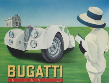 Купить постер Bugatti Atlantic
