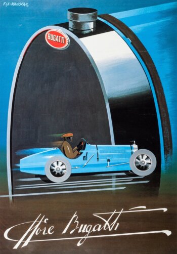 Купить постер Ettore Bugatti (Fix-Masseau)