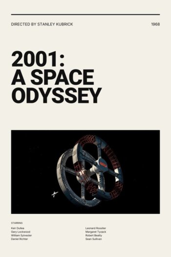Купить постер 2001 год: Космическая одиссея