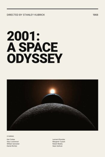 Купить постер 2001 год: Космическая одиссея