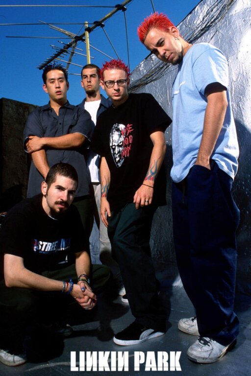 Постер с группой Linkin Park