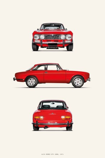Купить постер Alfa Romeo GTV 2000 1971