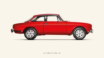 Купить постер Alfa Romeo GTV 2000 1971