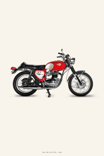 Купить постер BSA 650 Spitfire 1968