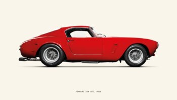 Купить постер Ferrari 250 GTC 1960