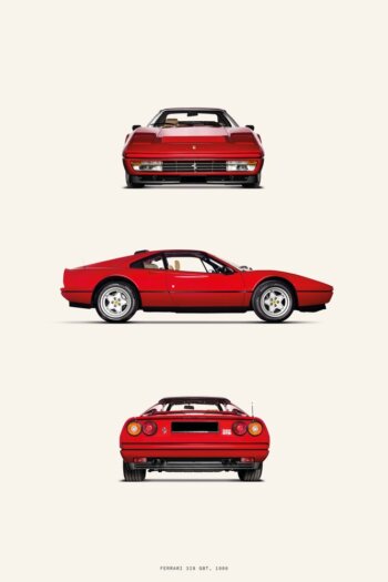 Купить постер Ferrari 328 GTB 1986