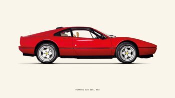Купить постер Ferrari 328 GTB 1986