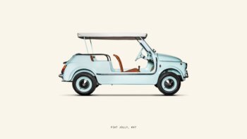 Купить постер Fiat Jolly 1971