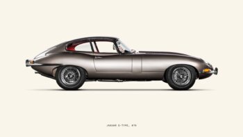 Купить постер Jaguar E-Type 1963