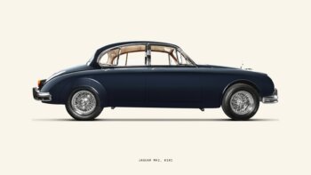 Купить постер Jaguar MK2 1963