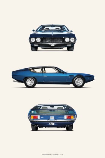 Купить постер Lamborghini Espada 1974