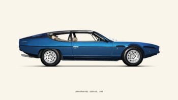 Купить постер Lamborghini Espada 1974