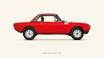 Купить постер Lancia Fulvia 1600 HF 1971