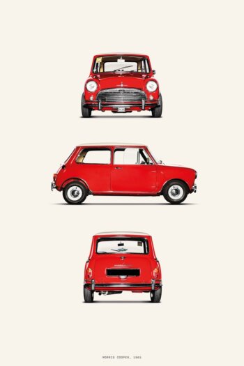 Купить постер Morris Cooper 1965