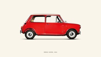 Купить постер Morris Cooper 1965