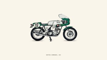 Купить постер Norton Commando 1972