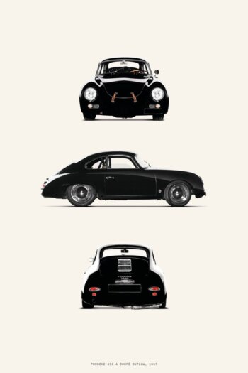 Купить постер Porsche 356 A Coupé Outlaw 1957