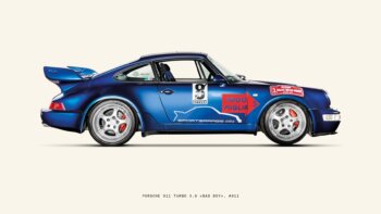 Купить постер Porsche 911 Turbo 3.6 «Bad Boy» 1994