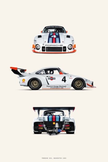 Купить постер Porsche 935