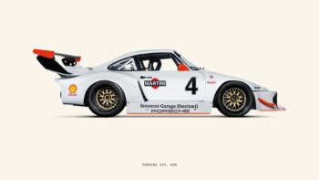 Купить постер Porsche 935 Backdated 1983
