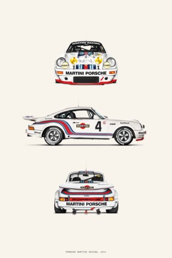 Купить постер Porsche Martini Racing 1974