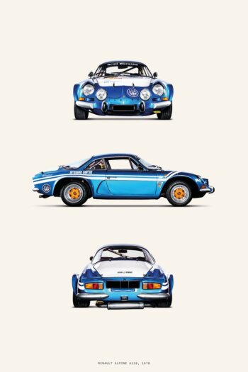 Купить постер Renault Alpine A110 1970