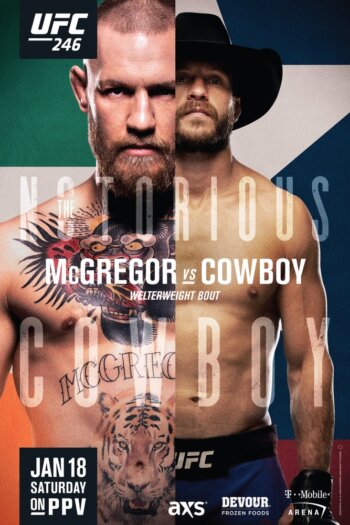 Купить постер UFC 246 (Конор Макгрегор – Дональд Серроне)