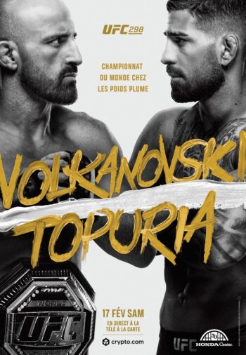 Купить постер UFC 298 (Александр Волкановски – Илия Топурия)