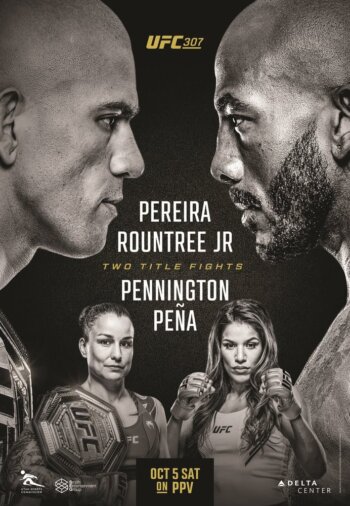 Купить постер UFC 307 (Алекс Перейра – Халил Раунтри)