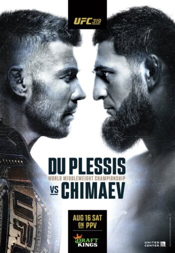 Купить постер UFC 319 (Дрикус Дю Плесси – Хамзат Чимаев)