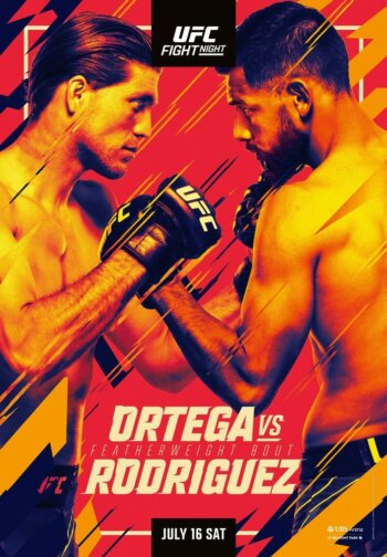 Купить постер UFC Fight Night (Брайан Ортега – Яир Родригес)